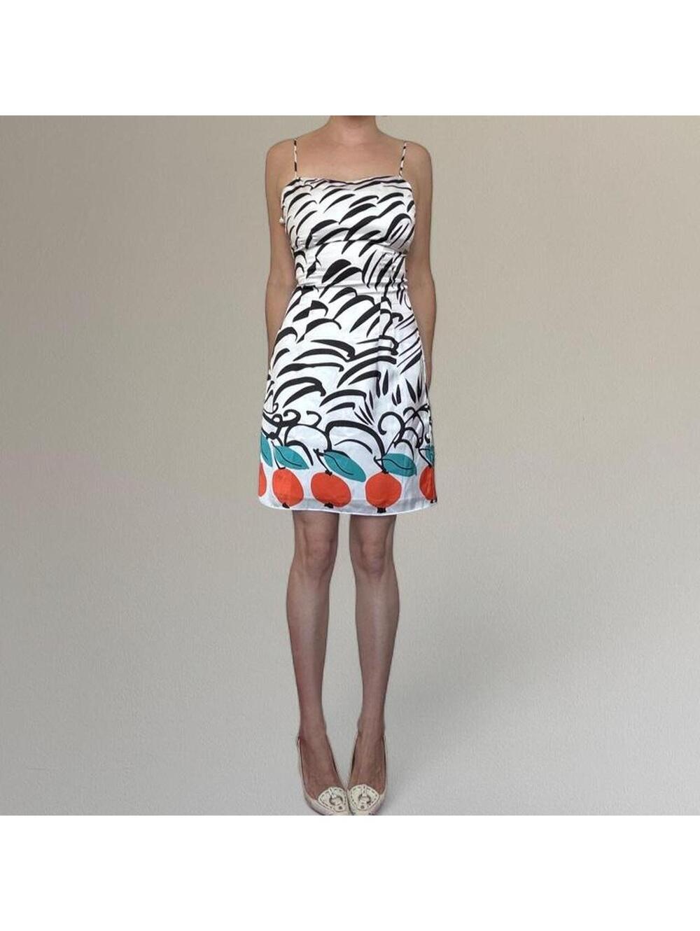 Staud print mini dress. Size 2.